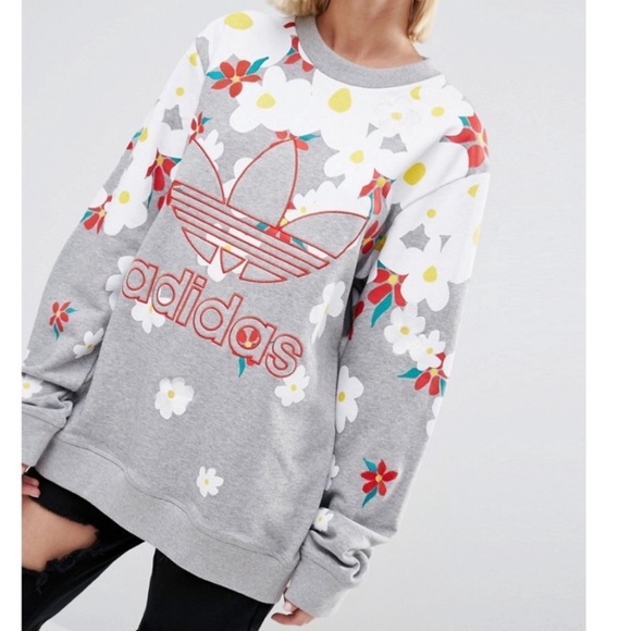 adidas Tops - adidas x Pharrell Williams Floral Sweatshirt